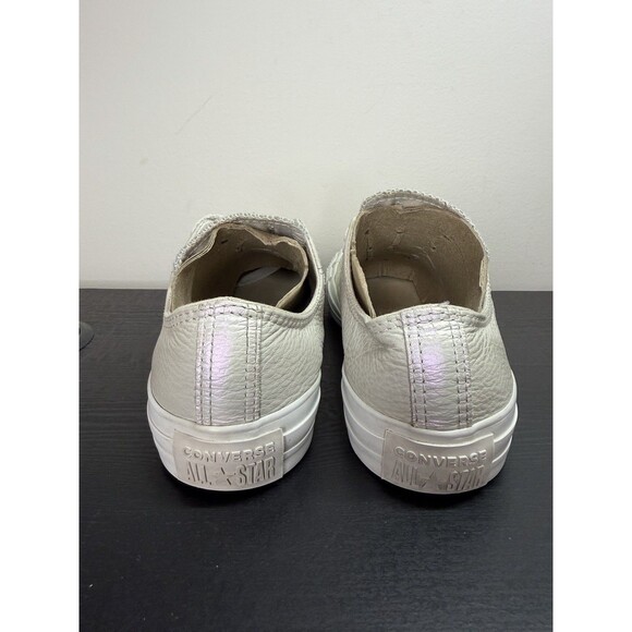 Converse Leather Low Top Grey Womens 6 Mens 4 - Picture 6 of 9